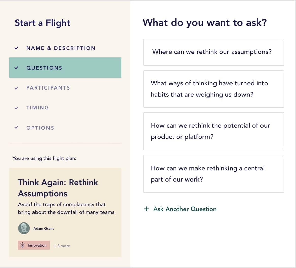 start a new flight preview